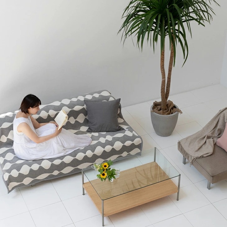 KLIPPAN (クリッパン) マーガレットローズ (グレー) シュニールコットン