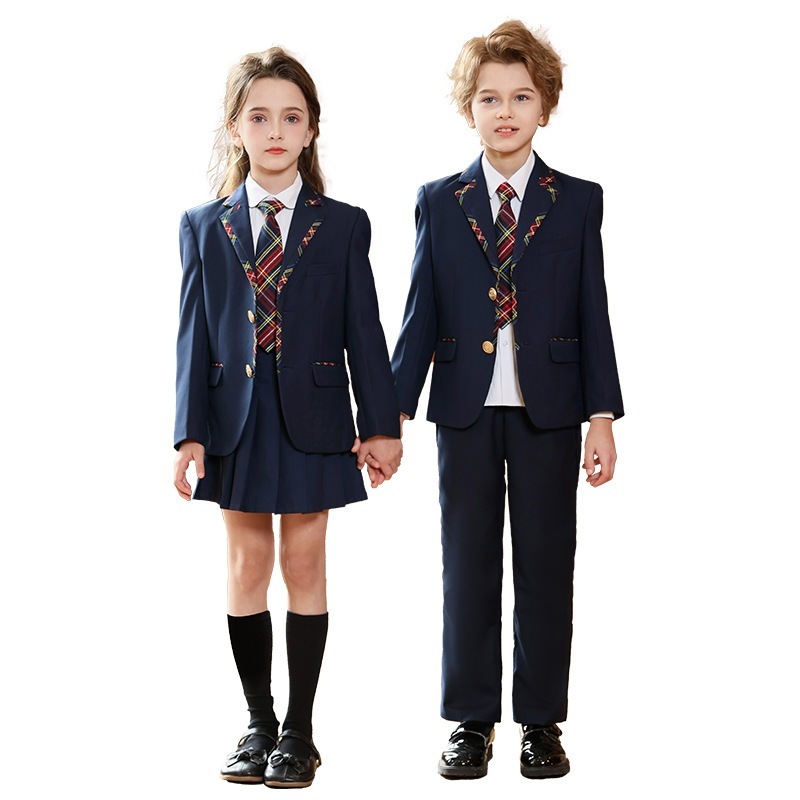 入学卒業シーズン風小学校制服スーツ jk 制服女子スーツ学生ドレス春秋服