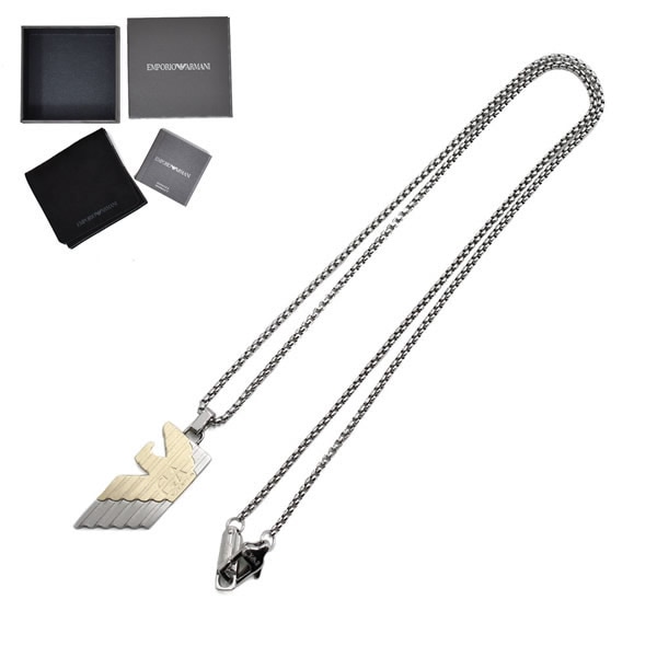 ネックレス EGS3073040 ツートン シルバー ゴールド アクセサリー メンズ