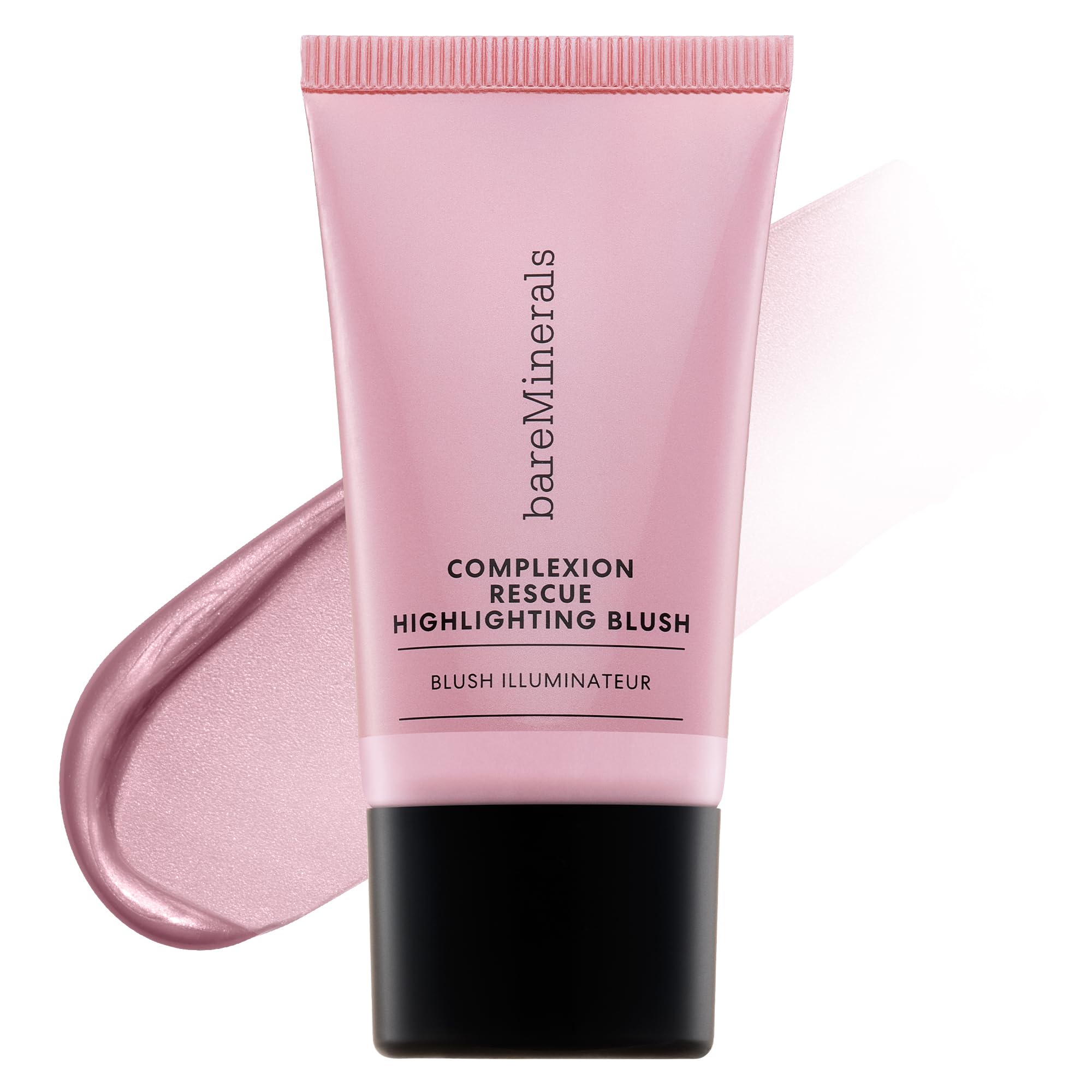 bareMinerals ベアミネラル CR ハイライター ローズ グロー 15mL 可憐に咲くローズのニュアンスを宿したシュガリー ピンク リキッドチーク クリームチーク フェイスカラー
