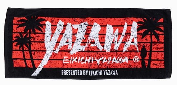 矢沢永吉 2025 グッズ タオル フェイスタオル フデロゴ パームツリーシルエット