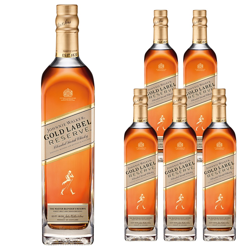 [正規品] ゴールドラベル リザーブ 6本セット 700ml / スコットランド ブレンデッドスコッチウイスキー GOLD LABEL RESERVE