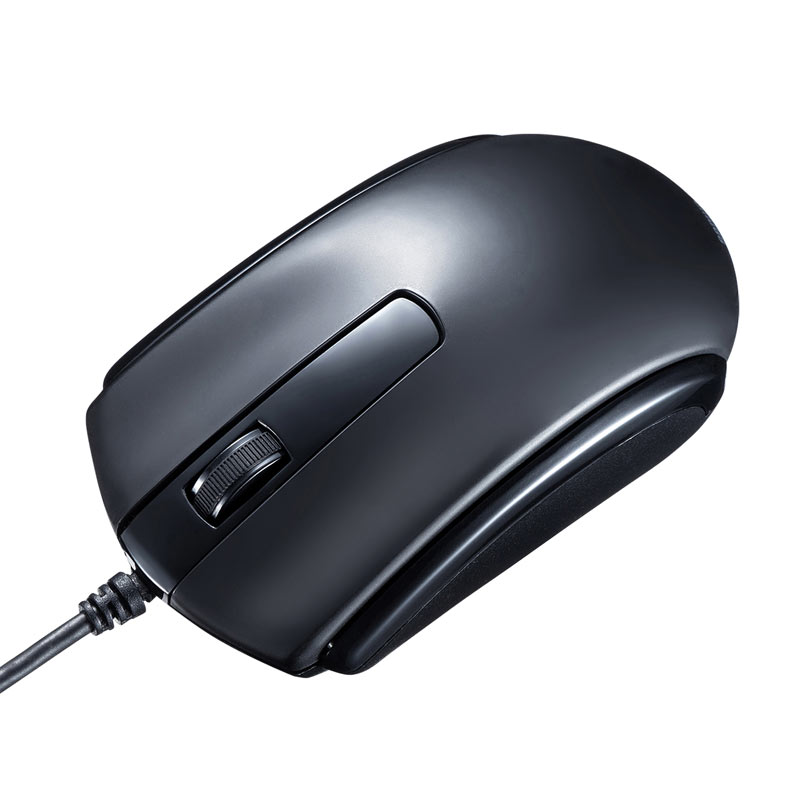 （まとめ買い）有線Type-CブルーLEDマウス ブラック MA-BLC158BK [x3]