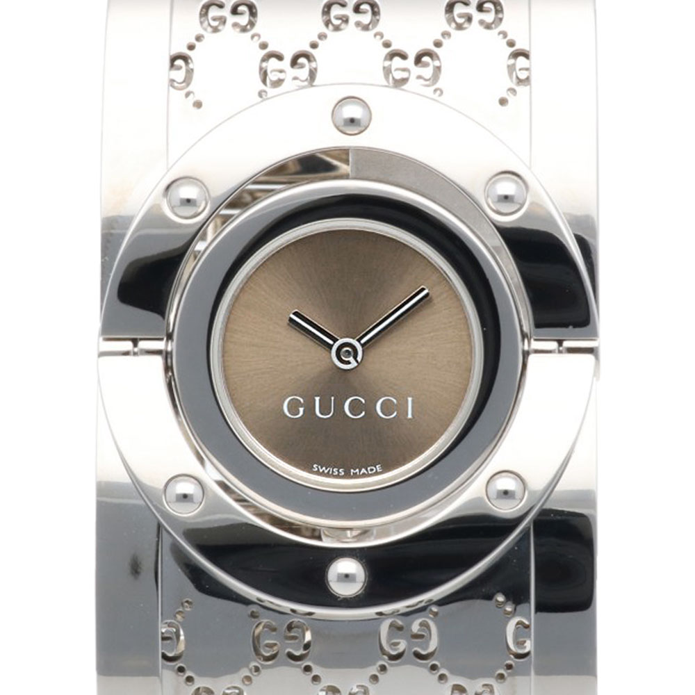 グッチ トワールコレクション 腕時計 ステンレススチール 112 クオーツ 磨き直し済 1年保証 GUCCI 中古 美品