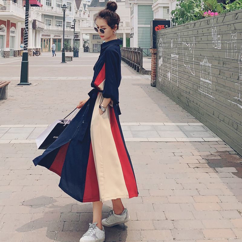 【超お得1つ買うと10個もらえる】急速出荷ワンピース シャツワンピ レディース 女性用 ミモレ丈 ロング 長袖 襟付き 前ボタン 36,422円