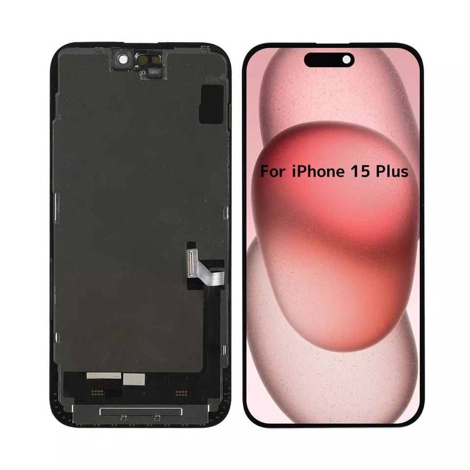 IPhone 15 Plus用 液晶パネル交換用ディスプレイフロントスクリーンブラック 13,536円