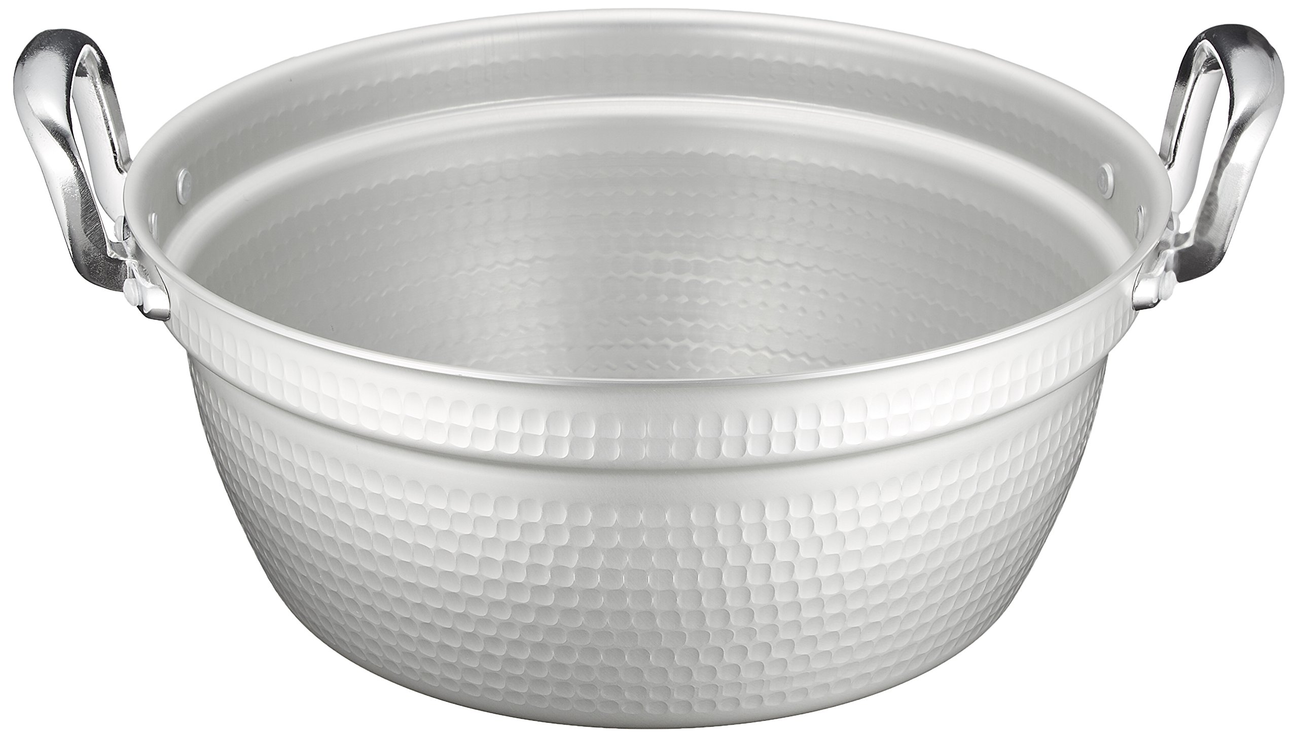 遠藤商事 TKG 料理鍋 両手 33cm アルミ製 アルマイト加工で直ぐに使えて変色しにくく腐食に強い 外径×深さ(mm)345×150 容量(L)9.4 業務用 AEV1704