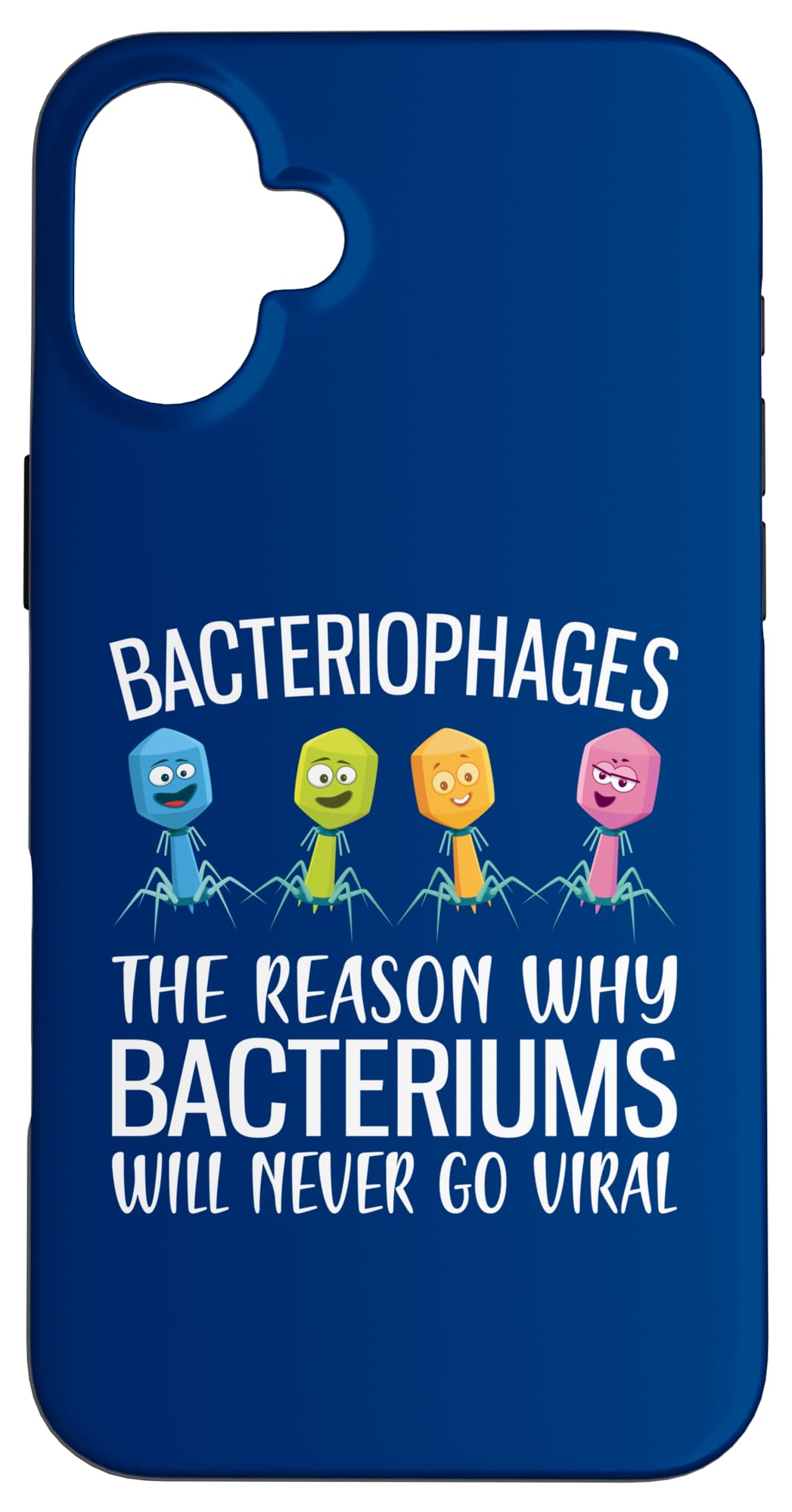 ファージ バクテリアがウイルス性バクテリオファージにならない理由 スマホケース iPhone 16 Plus 用