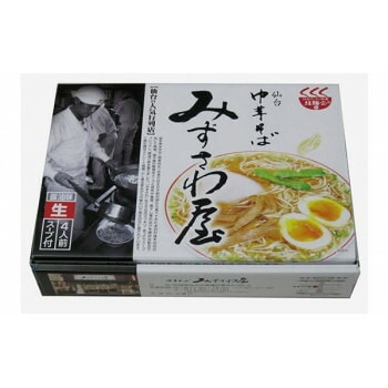 銘店シリーズ　箱入仙台ラーメンみずさわ屋（4人前）x10箱セット