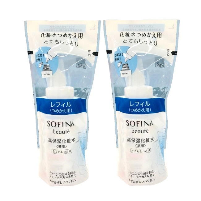 高保湿化粧水 薬用 とてもしっとり つめかえ用 130ml 2個セット 花王 ソフィーナボーテ
