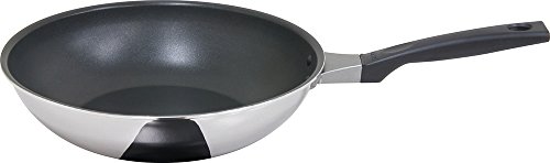 ウルシヤマ金属工業 炒め鍋 フライパン 深型 28cm IH対応 テフロンプラチナ加工 日本製 ルミ