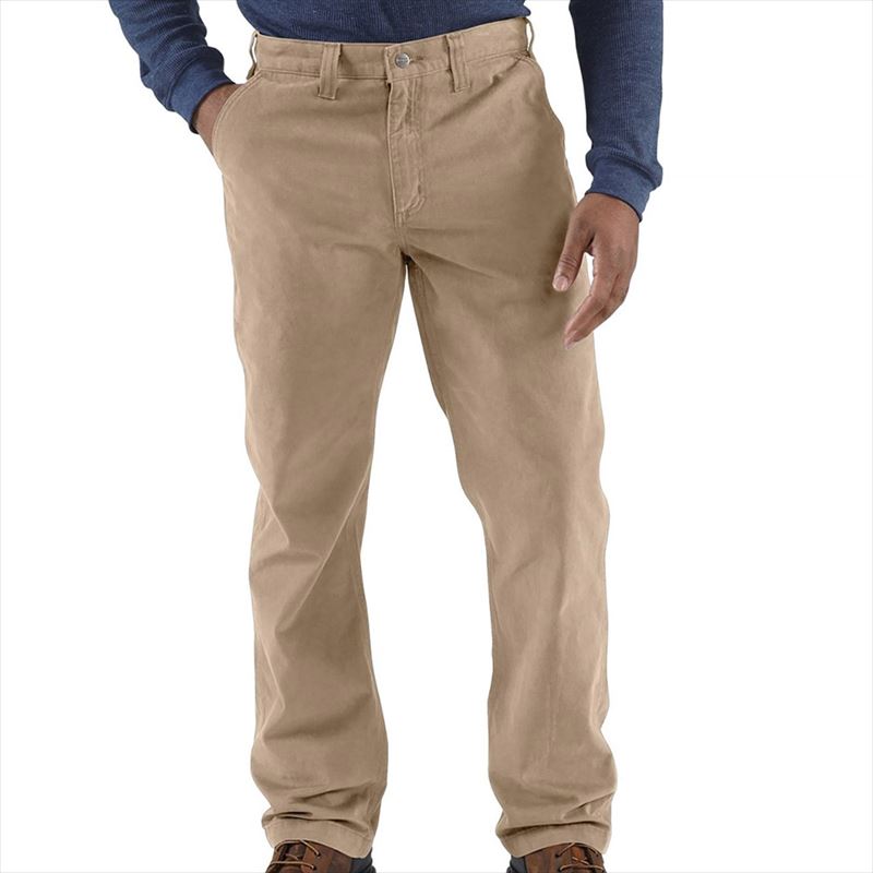 ワークパンツ 32×32 100095 Twill 5-Pocket Pants Relaxed Fit カーキ 1JPYG-02 USA ワークウェアブランド