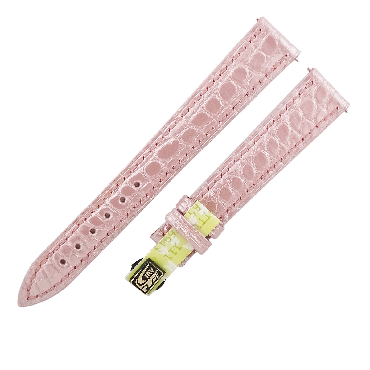 フランクミュラー FRANCK MULLER 腕時計パーツ トノウカーベックス 1752 クロコバンド クロコダイル ピンク 未使用 純正 ショート シャイニー 14mm ピンク 【中古】 14,480円