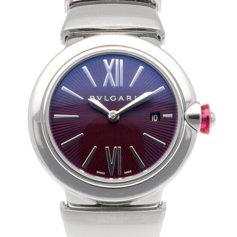 ブルガリ ルチェア 腕時計 ステンレススチール LU28S クオーツ 1年保証 BVLGARI 中古