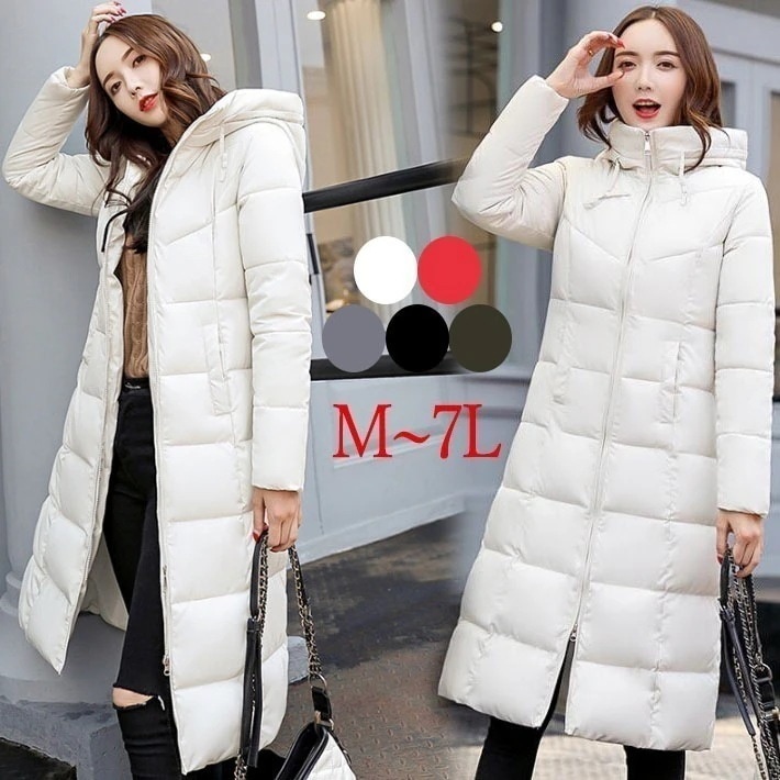 スタンドカラー　ダウンロングコート　ベンチコート　アウター コート　ダウンジャケット ロングジャケット　フード付き スタンドカラー aライン 大きいサイズ　温かい　軽量 防寒 　冬　M L 2L今日は