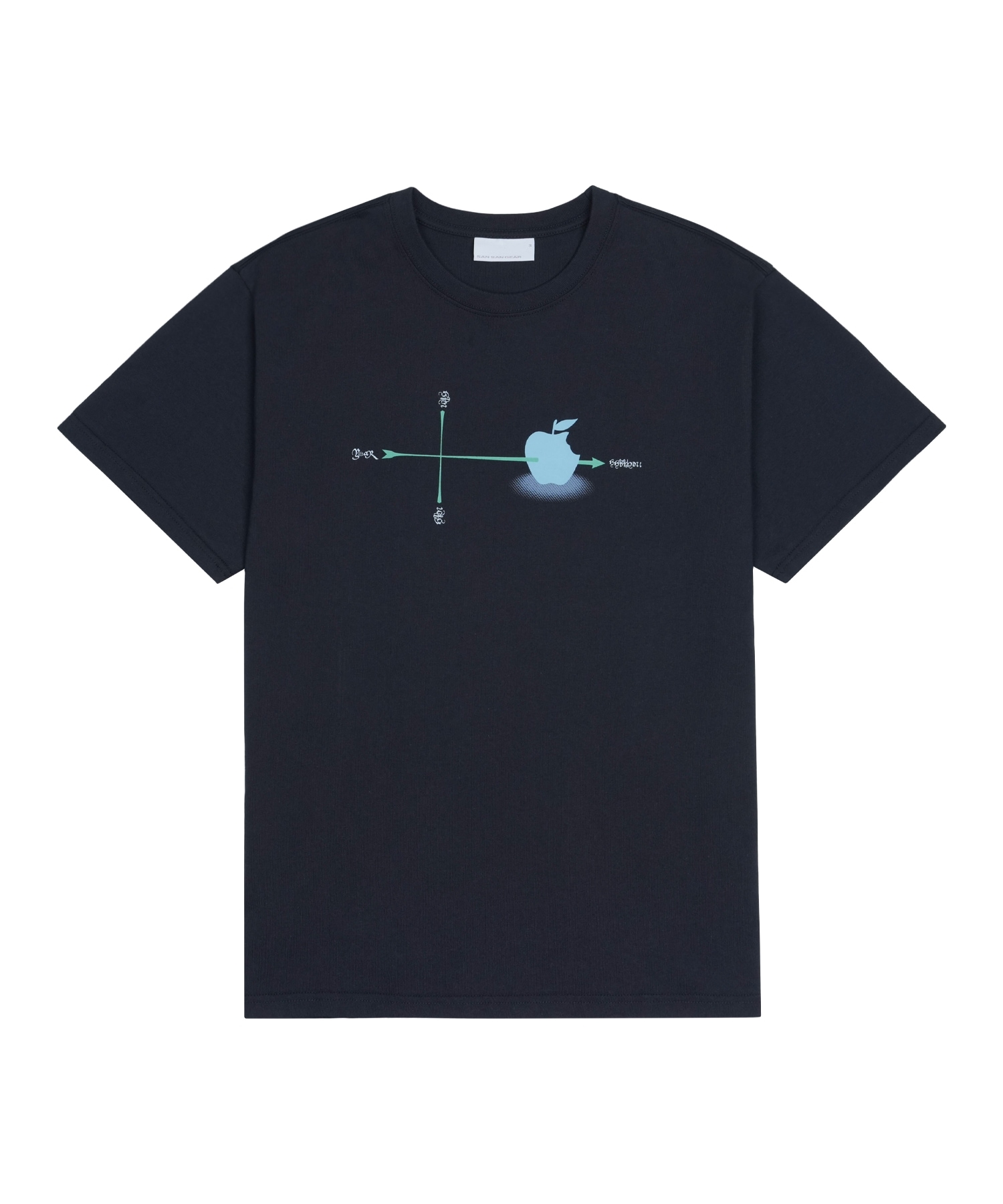 【SANSANGEAR】 26SS PIERCE T-SHIRT : NAVY