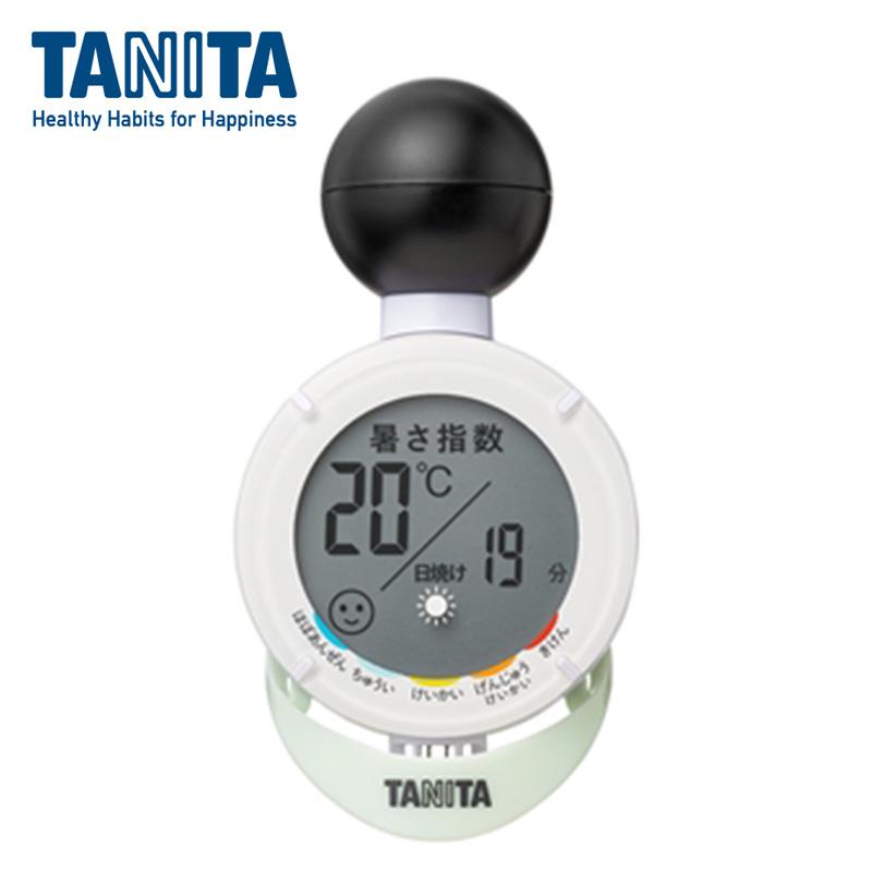 タニタ 黒球式熱中アラーム TC-210 熱中症 日焼け 温度 湿度 熱中症対策 黒球 暑さ指数 WBGT カラビナ付き 携帯 電池式 屋内使用可 TC-210