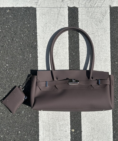 【DEINET】 JELLY TWO-WAY BAG IN BROWN ショルダーバッグ 正規品