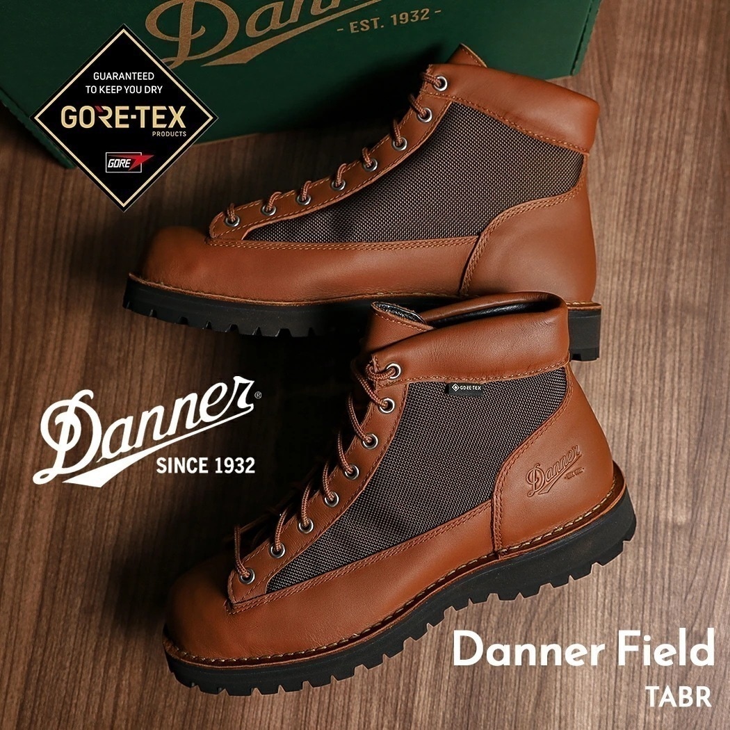 DANNER ダナー ダナーフィールド ブーツ Danner Field GORE-TEX TABR ( 茶色 ブラウン ベージュ beige brown レザー ゴアテックス 国内正規品 12100