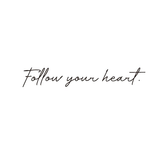 Follow your heart. (091) / 2週間肌を染めるタトゥー