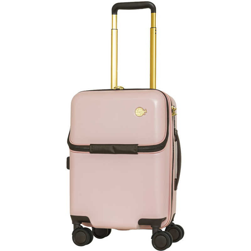 TRAVELEARTH　ハーフオープンキャリーケース ピンク [TSAロック搭載 /約28L /2泊～3泊]　TE084843PK