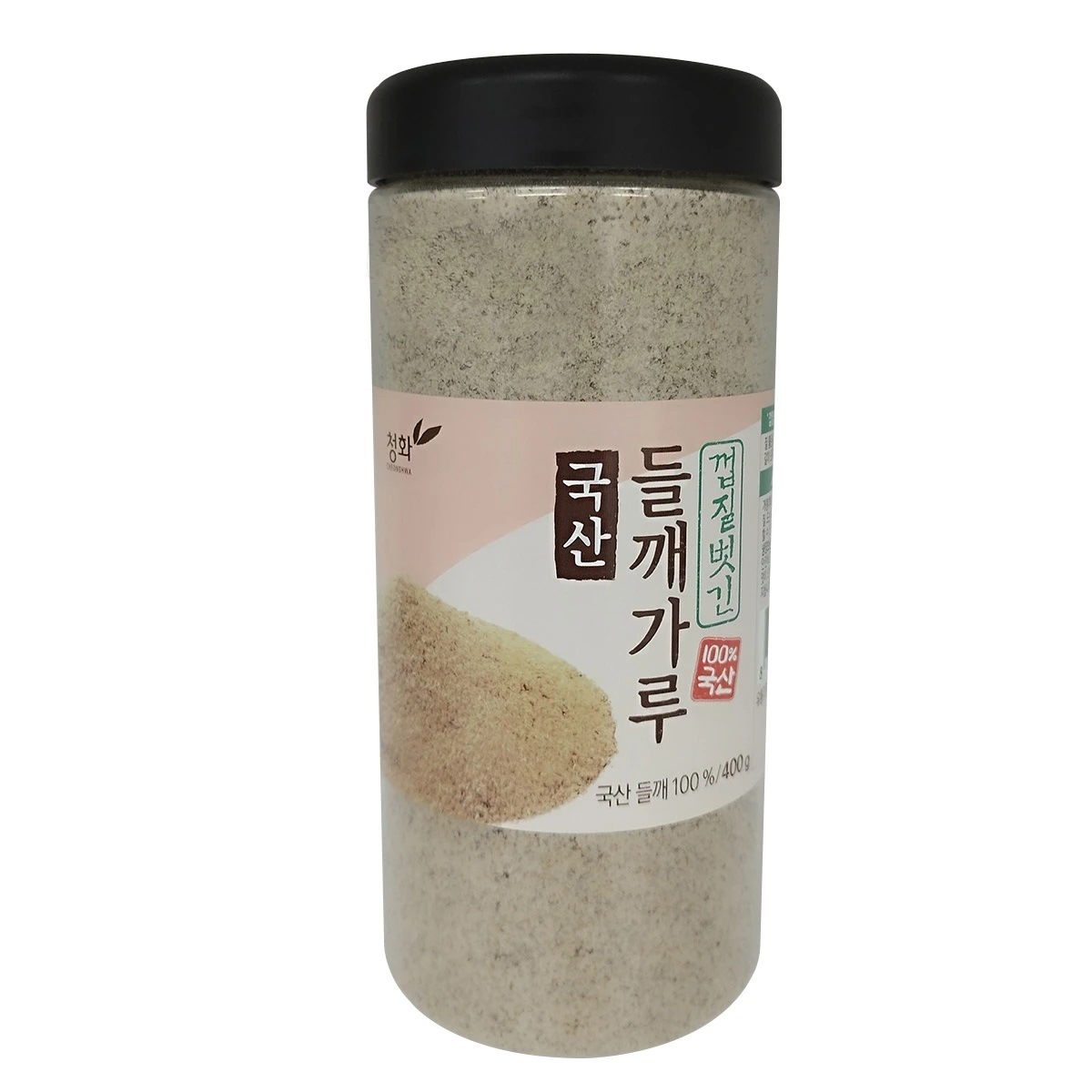 韓国-K MEAL-チョンファ農産 皮むき 国産 エゴマ粉 400g