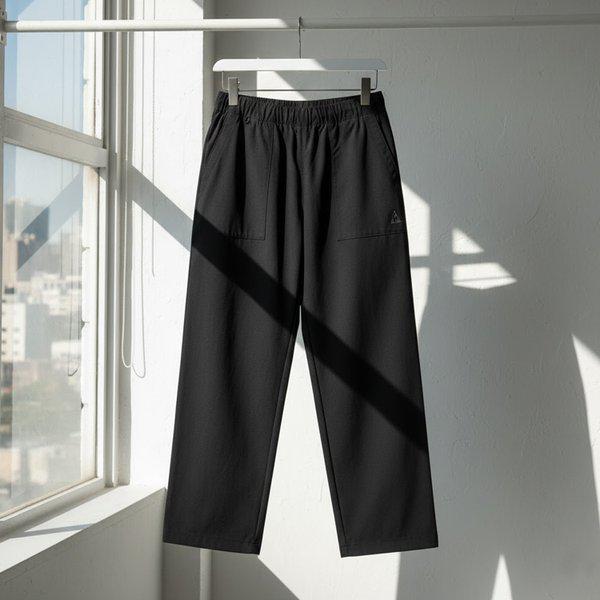 ユニ ストレート パンツ QR123LPT11-BLK