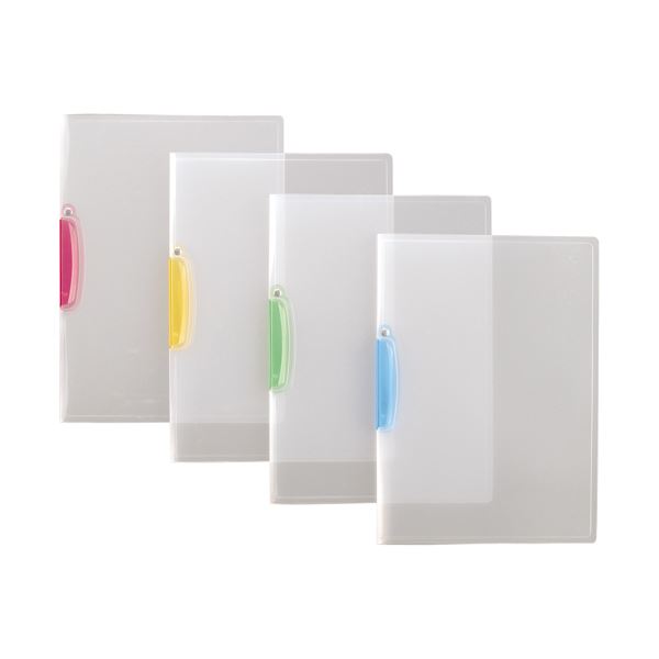 (まとめ）ビュートン ウィングクリップF WCF-A4S-CYイエロー10冊(×5セット)