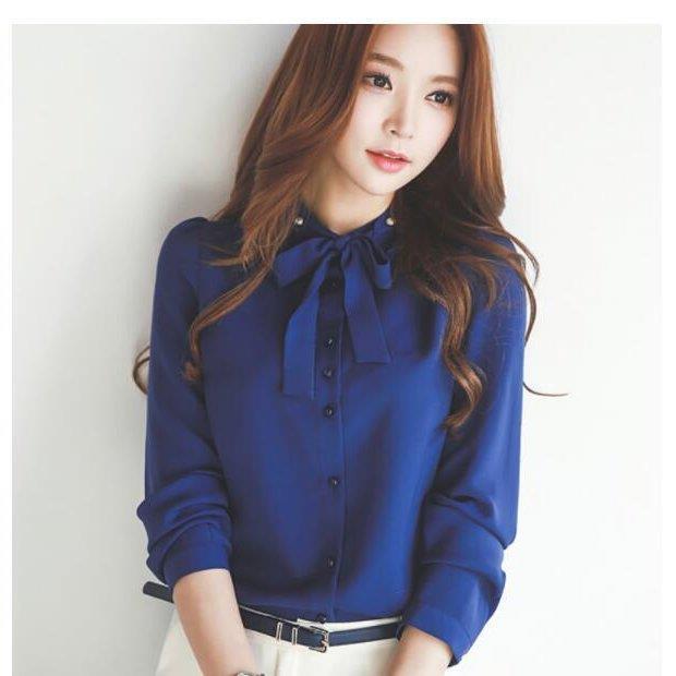 シャツ 長袖 レディース ブラウス オフィス 通勤 事務服 ブルー 仕事 ビジネス ブラック バレンタイン 2023 プレゼント