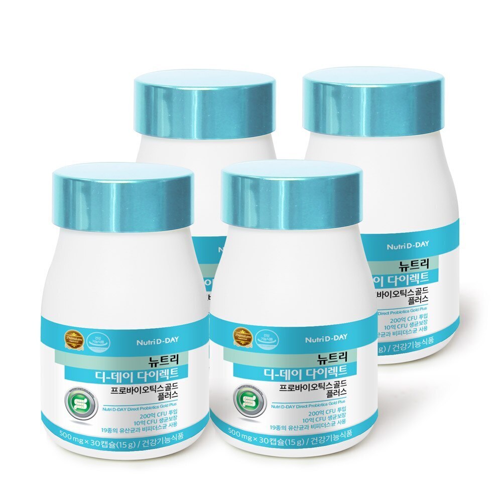 ダイレクトプロバイオティクスゴールドプラス乳酸菌 30カプセル x 4ea