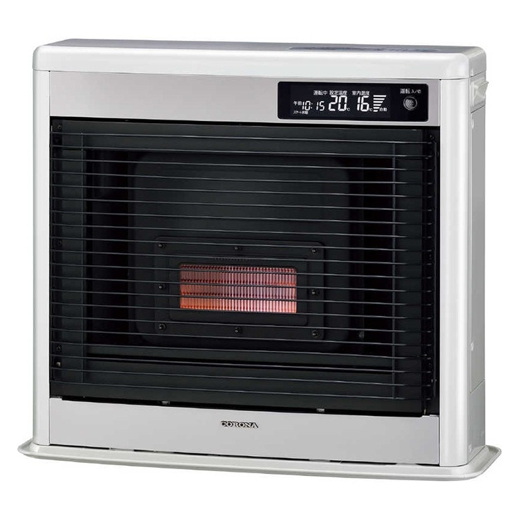 寒冷地用大型ストーブ フィルネオ床暖 FF式輻射＋床暖 主に18畳 灯油 ニュークイックリニアバーナー シャンパンホワイト UH-FIR7024-W