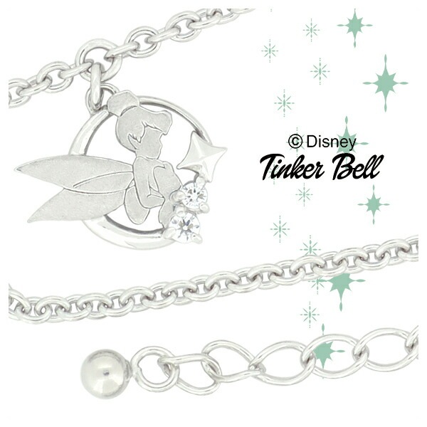 新作入荷 ディズニー シルバー925 シルバーブレスレット シルエット ジルコニア ティンカーベル ブレスレット Comptonmarbling Co Uk