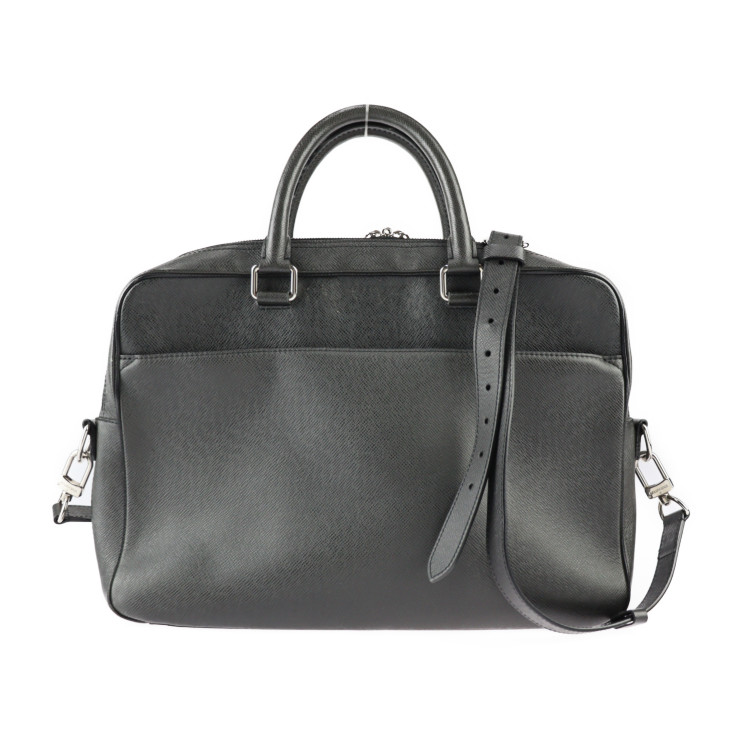 PDB ポルト ドキュマン ビジネス PM タイガ ビジネスバッグ M32952 レザー アルドワーズ ブラック シルバー金具 2WAY ショルダーバッグ ブリーフケース【本物保証】