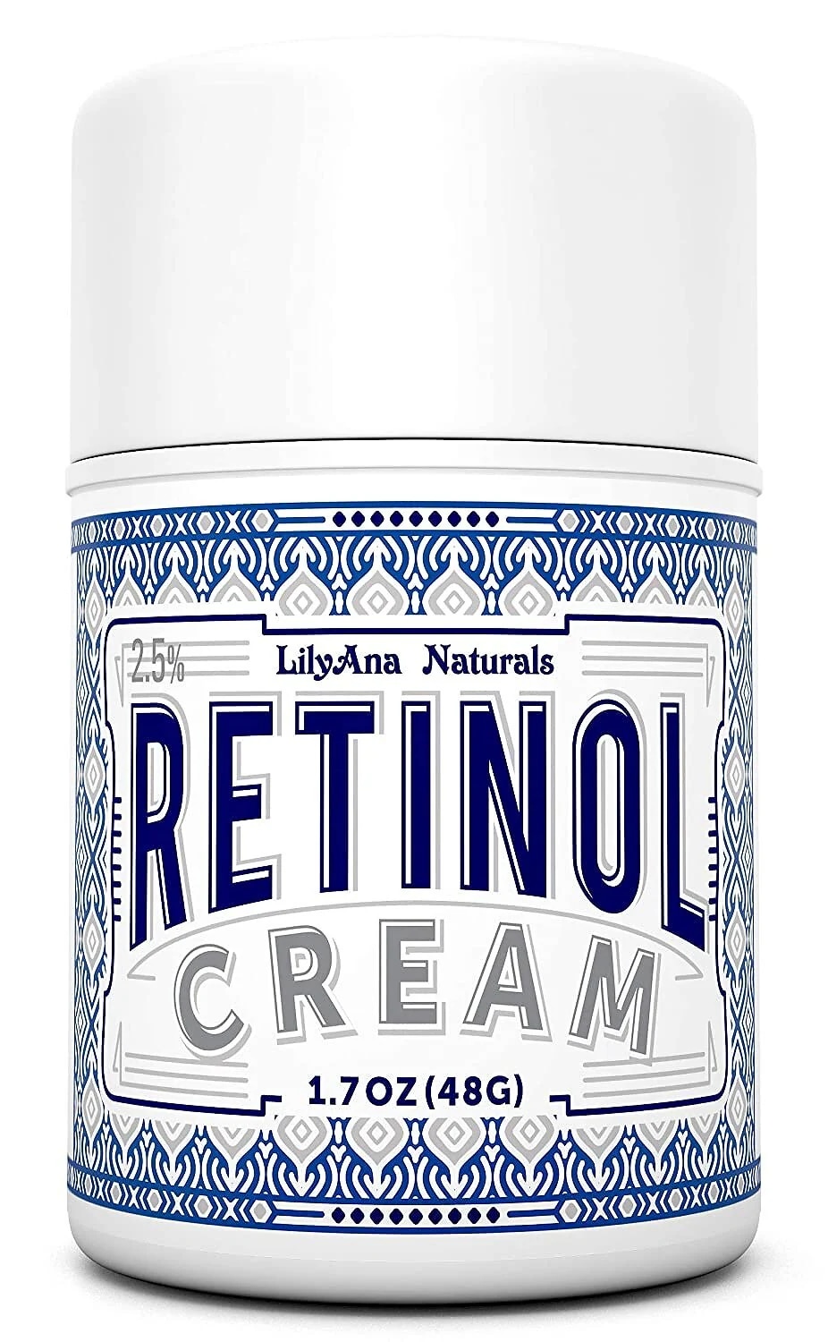 リリーアナナチュラルズ レチノールクリーム 保湿剤 1.7オンス