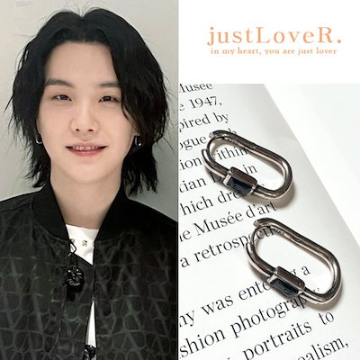 Qoo10] justLoveR. bts suga着用 Prism Ear