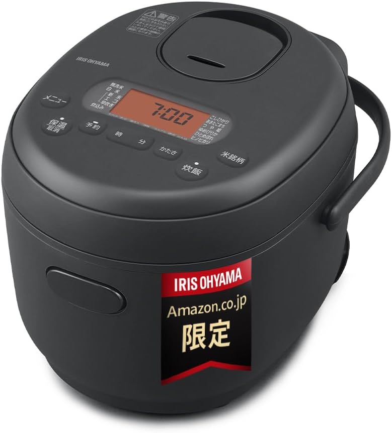 アイリスオーヤマ 炊飯器 3合 一人暮らし マイコン式 煮込み・発酵調理可能 RC-MDA30AZ マットブラック