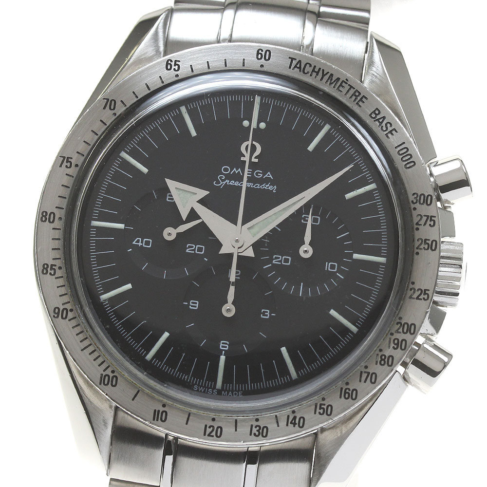 オメガ OMEGA 3594.50 スピードマスター プロフェッショナル 1stレプリカ クロノグラフ 手巻き メンズ 保証書付き_842056【中古】