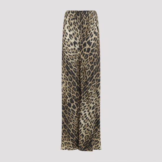 ROBERTO CAVALLI Women Straight Pants WQT202 9HQ71 00504 NATURAL