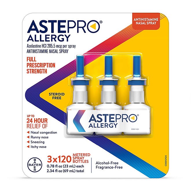 Astepro Adult Nasal Spray 120 ml./bottle, 3 pk. 8,103円