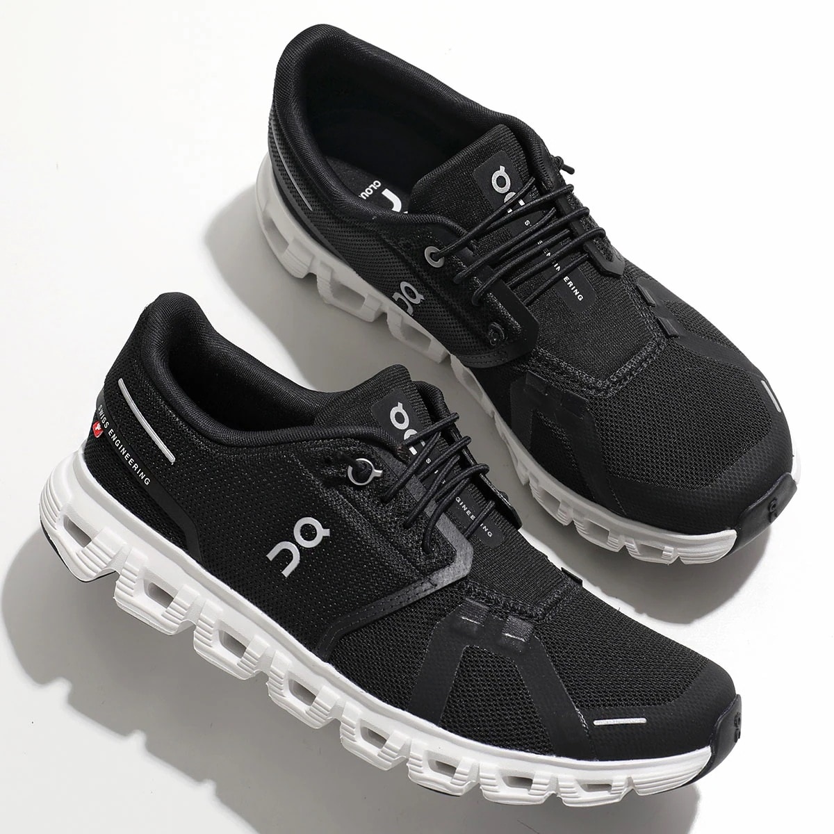 On オン スニーカー Cloud 6 クラウド 6 3WF10060299 レディース ローカット メッシュ 軽量 ロゴ シューズ 靴 BlackWhite