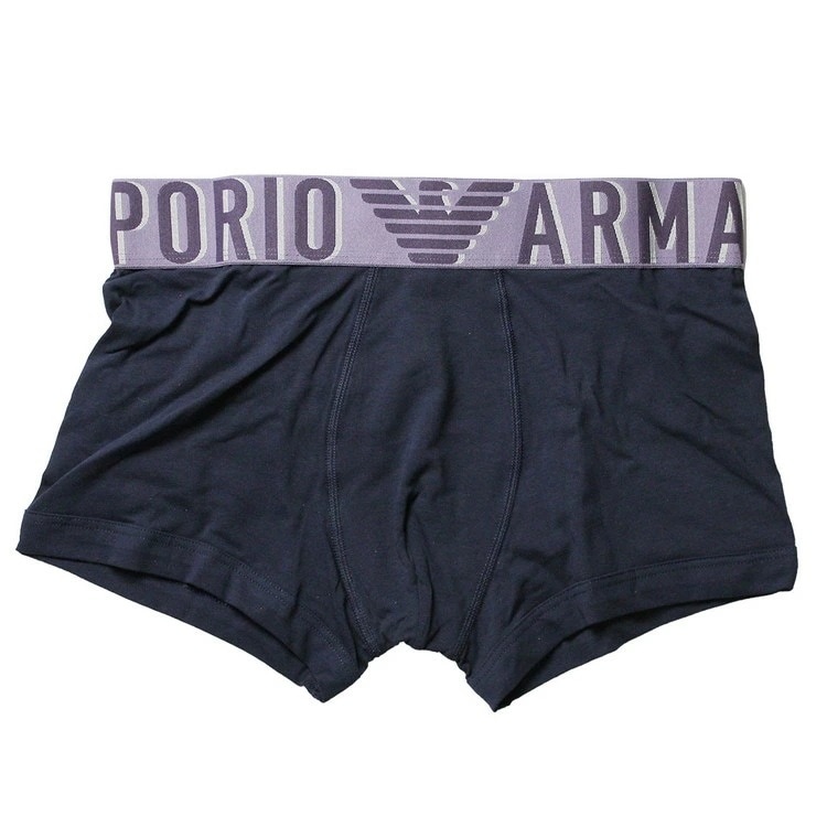 エンポリオアルマーニ：MEGALOGO ボクサーパンツ (アルマーニ・ブルー)【AF10772-EM000231-UB102】