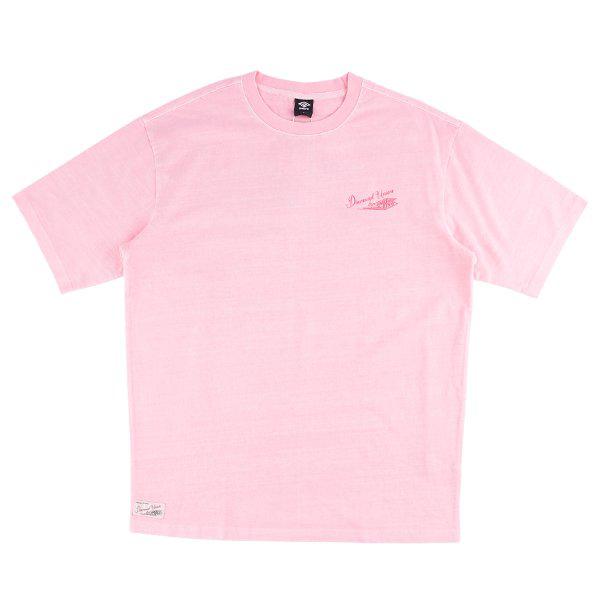 ウェイファインダーガーメントダイイングレタリング半袖Tシャツ UQ121CRS11 PNK_P415320963