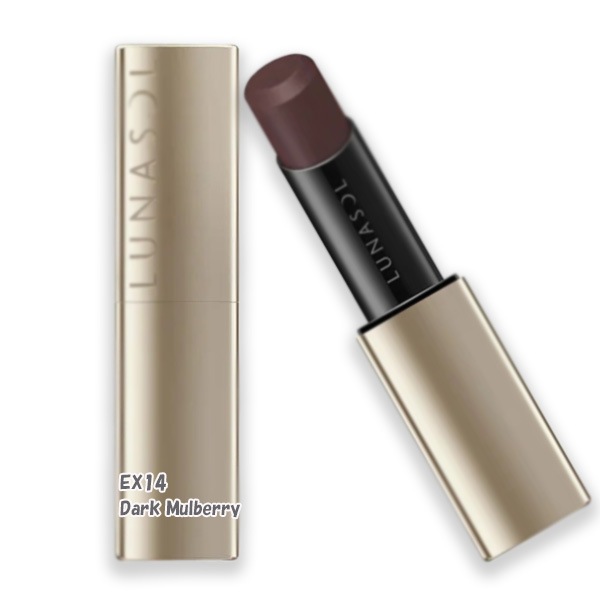 LUNASOL プランプメロウリップス（限定色）（2022.9月コレクション）EX14 Dark Mulberry
