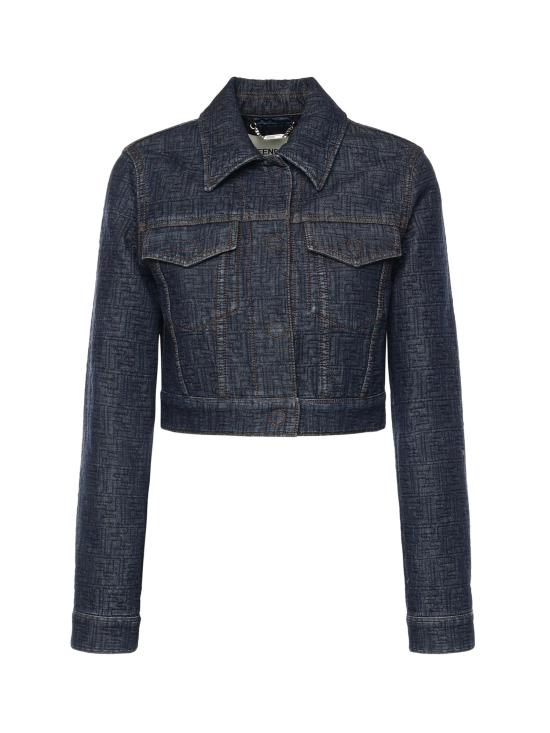 FENDI Women Jackets FLF834 AW82F1UKI Blue