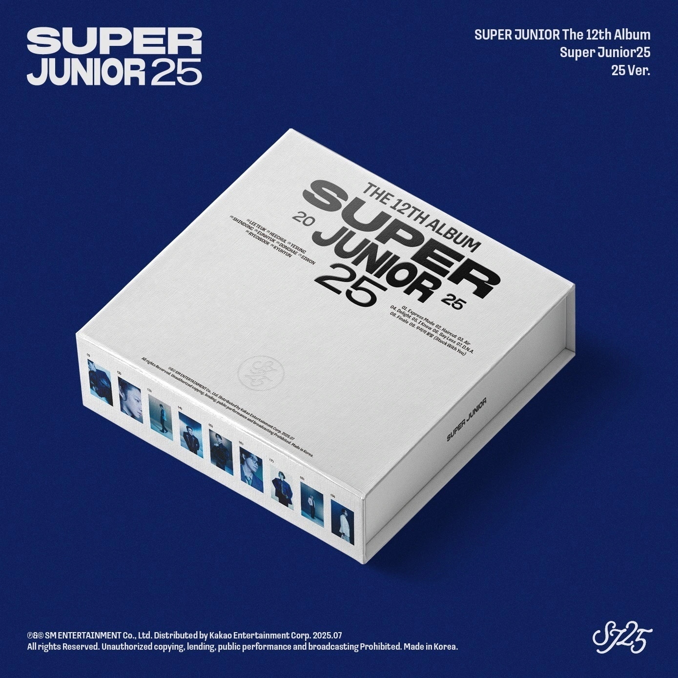 【入荷未定】Super Junior [Super Junior25] (25 Ver.)（韓国盤）【正規輸入盤】