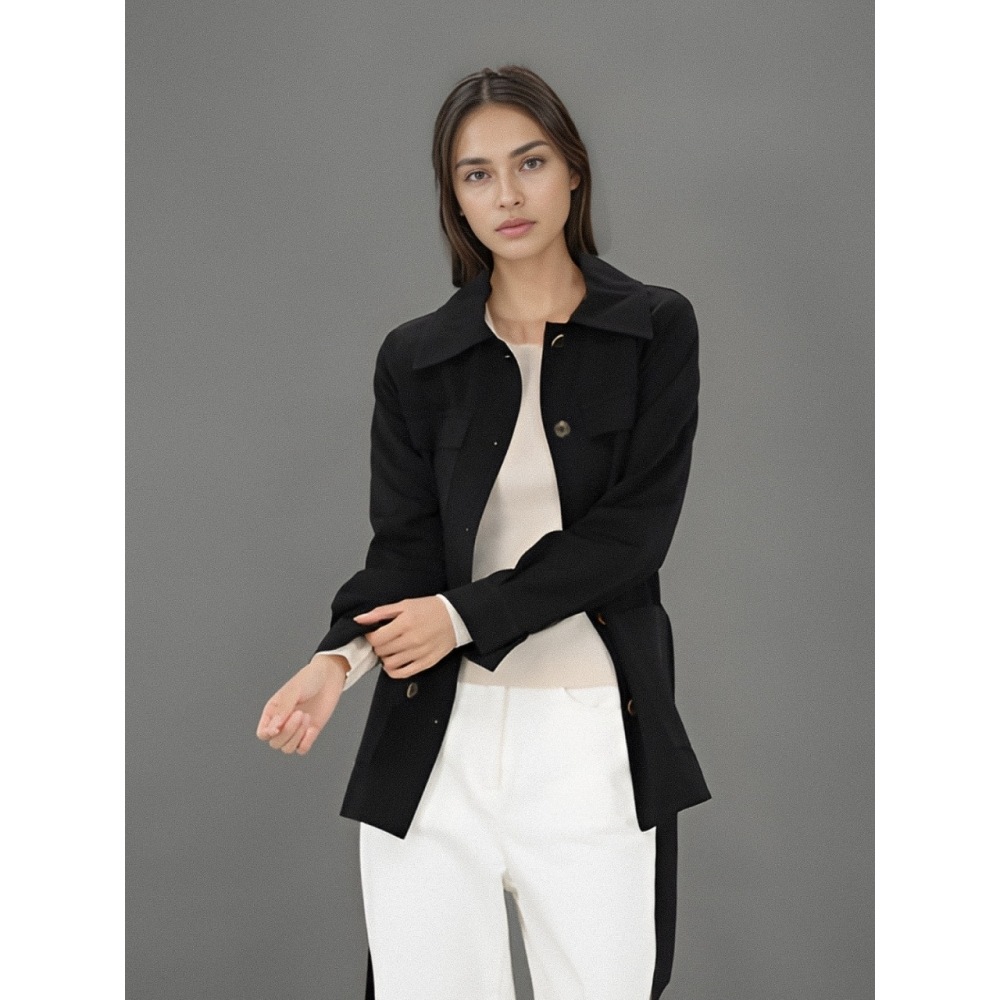 ACUD ユーティリティベルト付きジャケットブラック