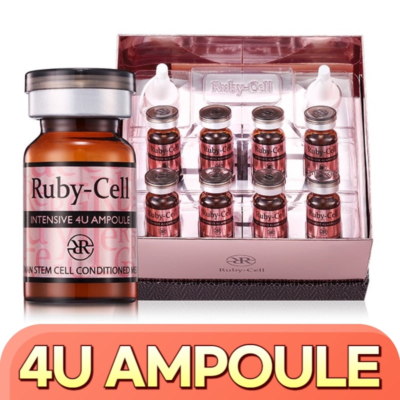 【人体幹細胞培養液5%配合】インテンシブ4Uアンプル 6ml x 18ea 肌の顔栄養弾力シワ 韓国コスメ SET