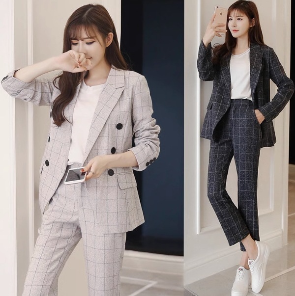 セットアップ ジャケット スラックスパンツ 長袖 ピークドラペル スリム スマート デザイン ボタン ダブルブレスト オーバーサイズ ビッグシルエット 美ライン 2点セット ツーピース お得