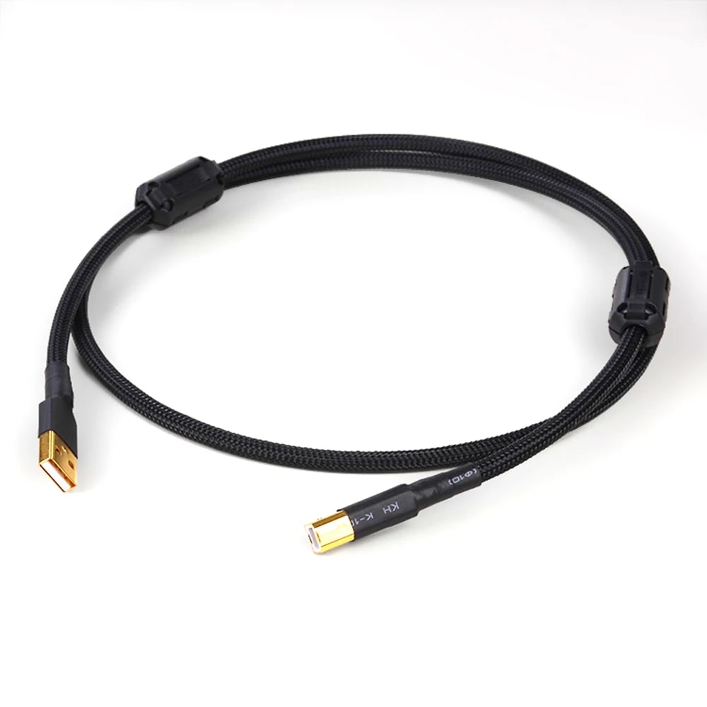 カナレ L-4E6S 高品質Hi-Fi USB 2.0/3.0ケーブル OFC銅 A-Bタイプ DACオーディオケーブル 磁気リングフィルター付 輸入品