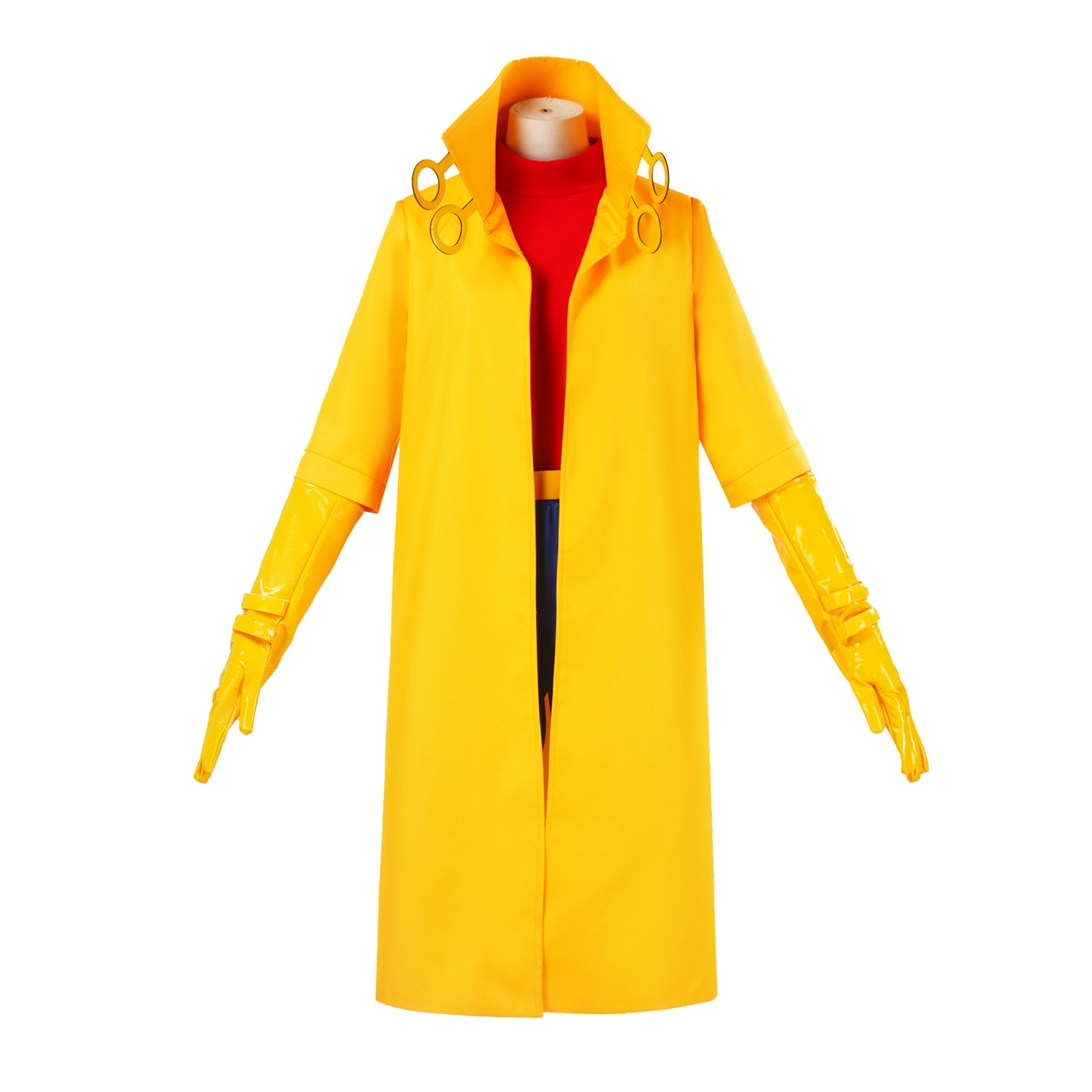 X-Men コスプレ衣装 李千環 中国裁判官 黄色 ウィンドブレーカー スーツ ゲームキャラクター パフォーマンス衣装 コスプレ衣装